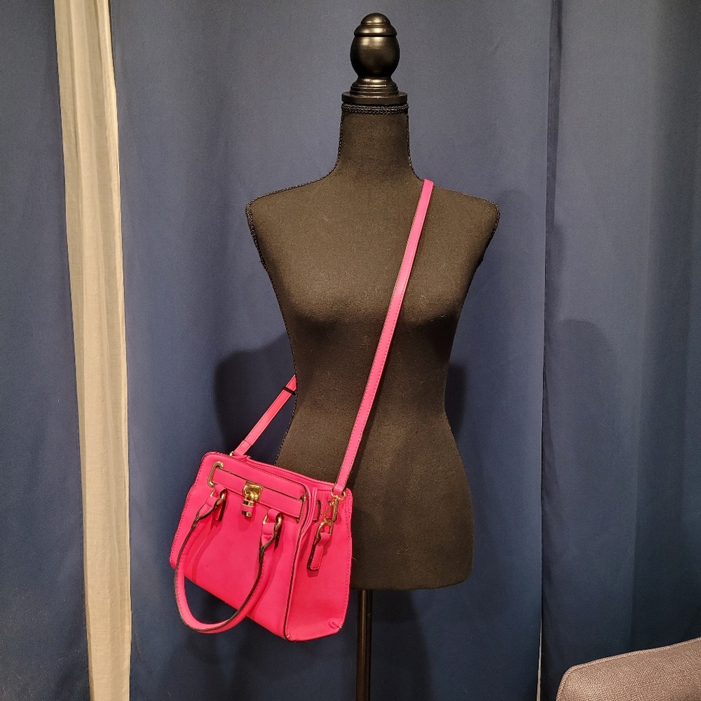 Pink handbag